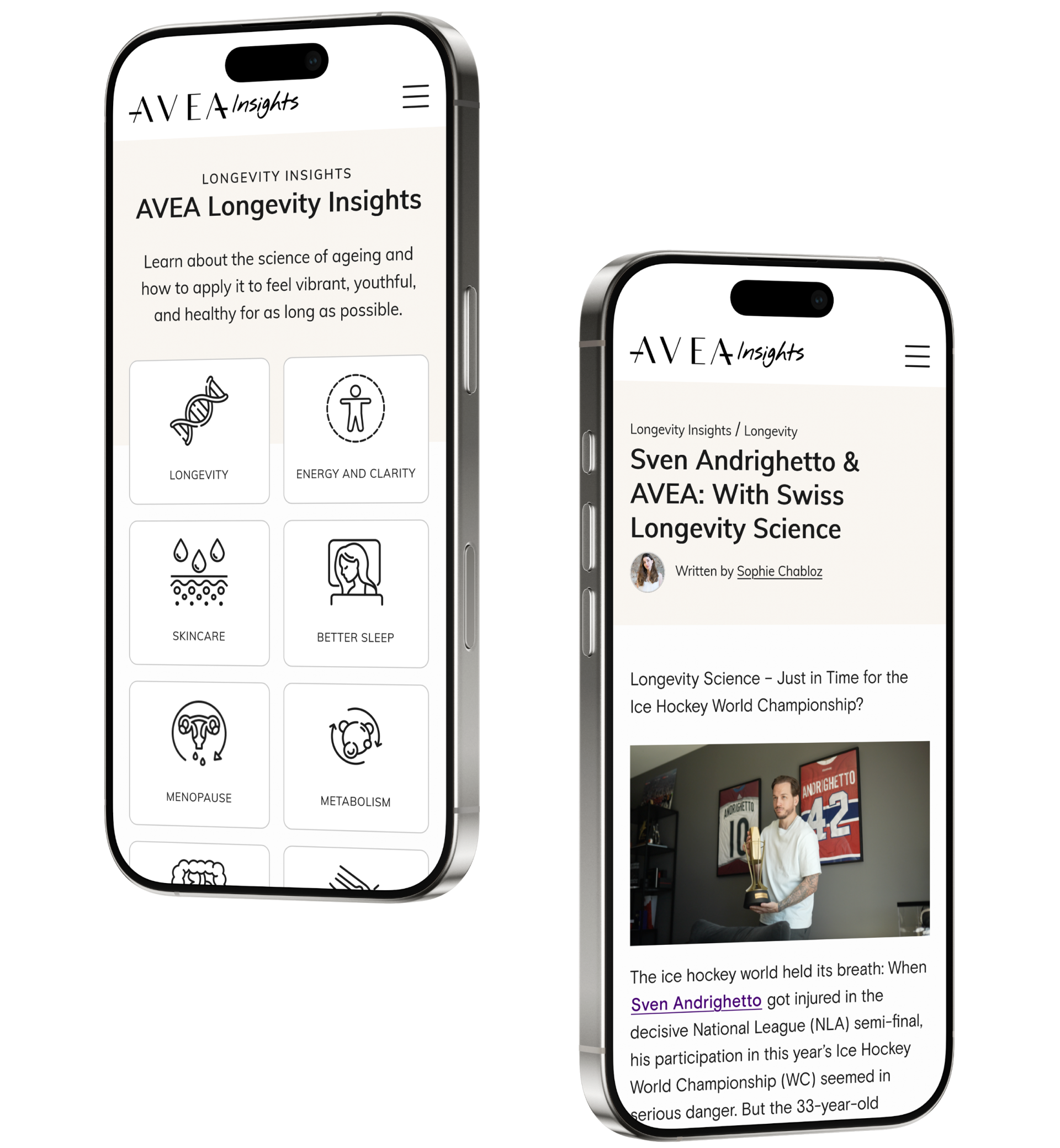 Avealife Insights — custom WordPress content hub